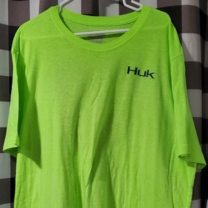 5 Worn Huk Fishing Tshirts all size 3xl